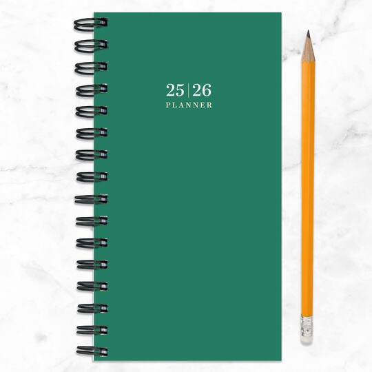 TF Publishing 2025-2026 Grass Green Small Weekly/Monthly Planner